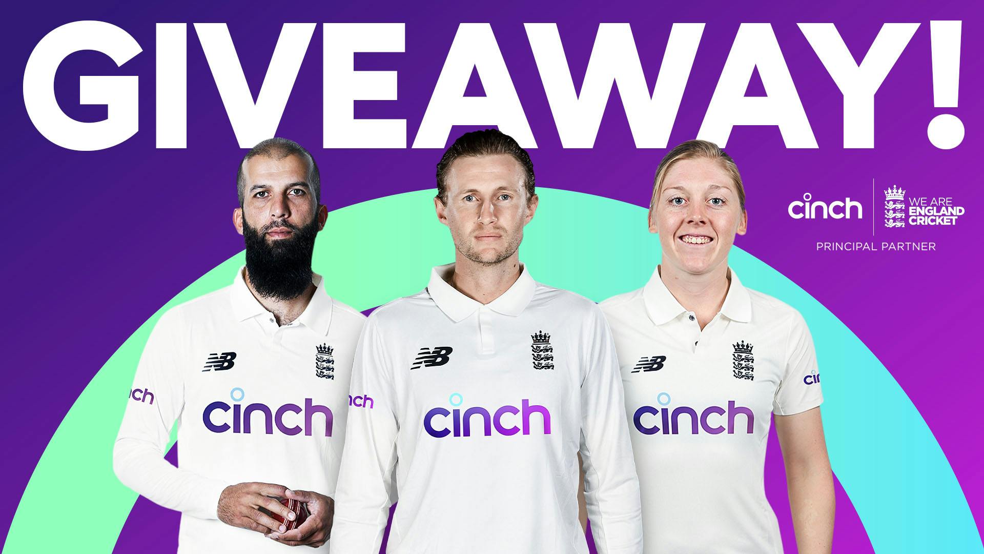 Win a signed England Cricket Shirt! cinch